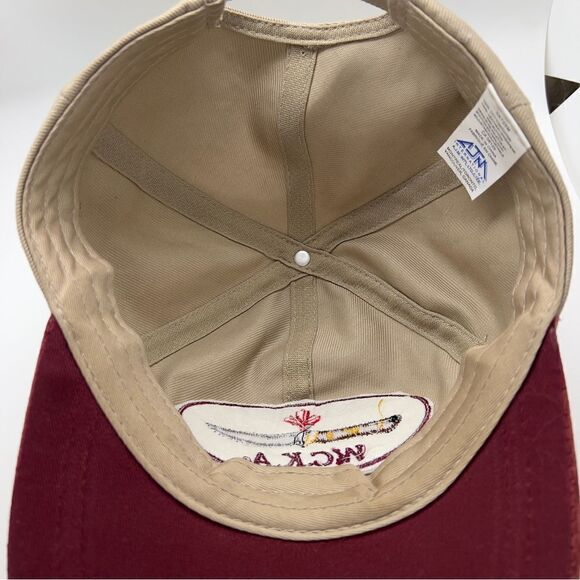 NWOT vintage western Canada knife association 100% COTTON/100% LEATHER bill. - Picture 8 of 11